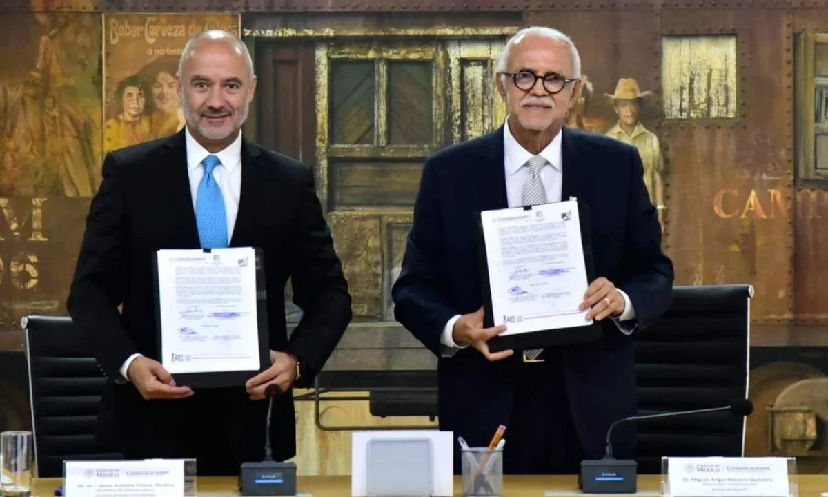 Pactan colaboración interinstitucional entre la SICT y la Fiscalía de Nayarit.
