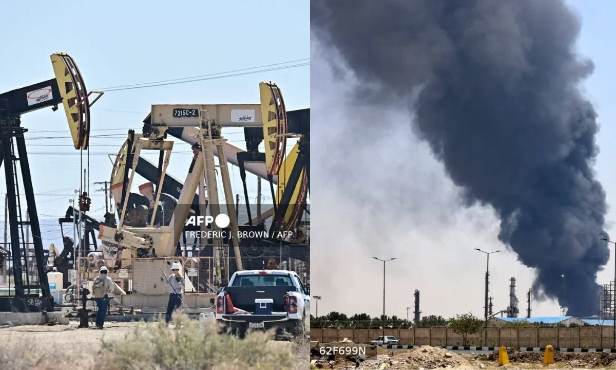 Los precios del petróleo bajaron al disiparse los temores de una propagación del conflicto entre Israel e Irán.