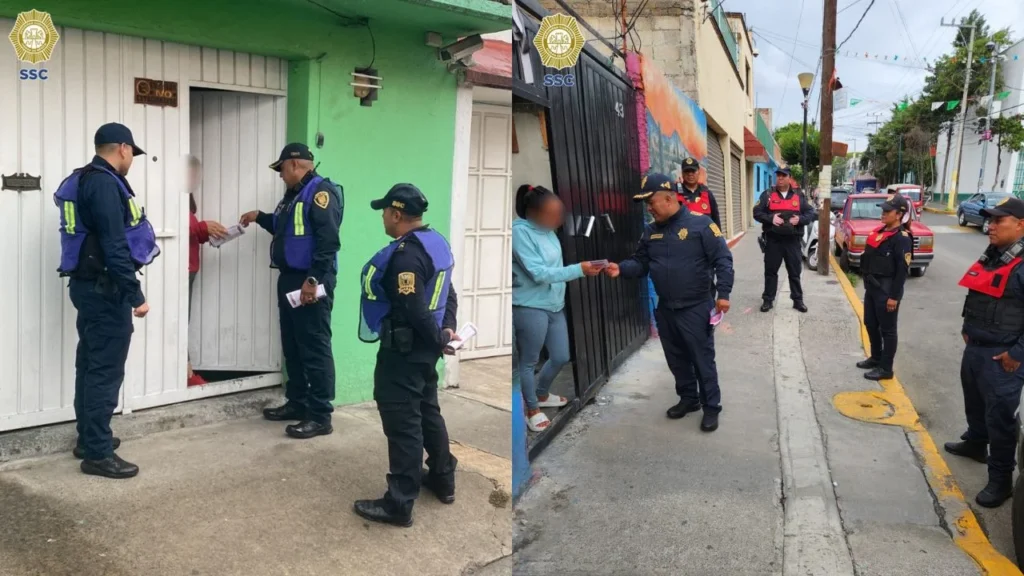 Elementos de la SSC implementaron el Modelo de Proximidad y recorren calles de alcaldías de la CDMX.