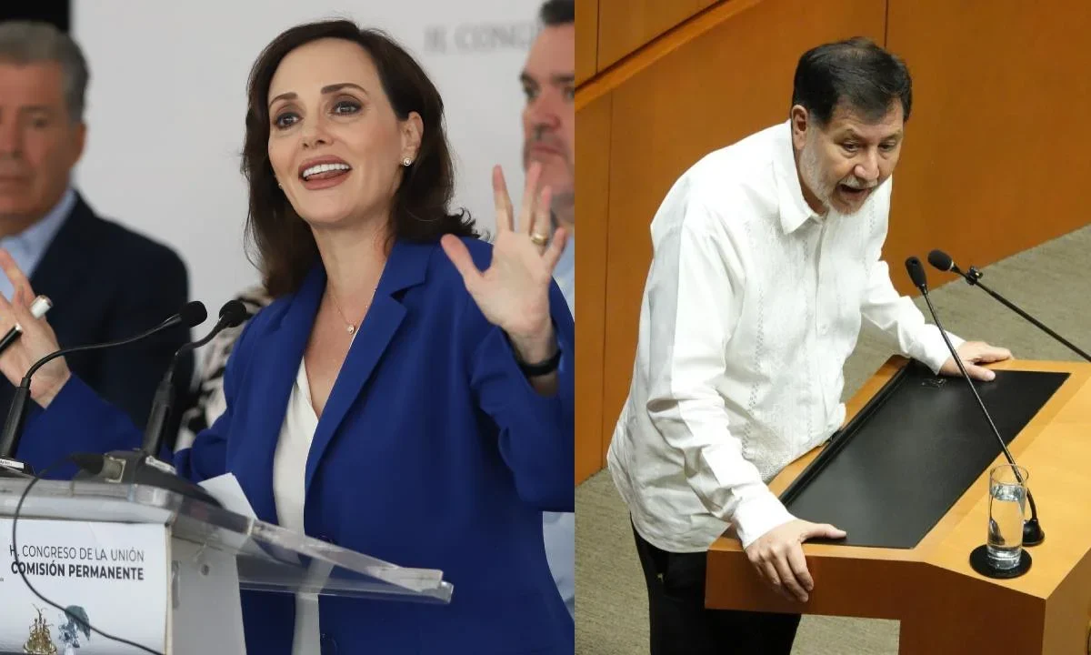 Para la senadora Lilly Téllez, Gerardo Fernández Noroña es un “perro sin bozal” y “borracho de cantina”.