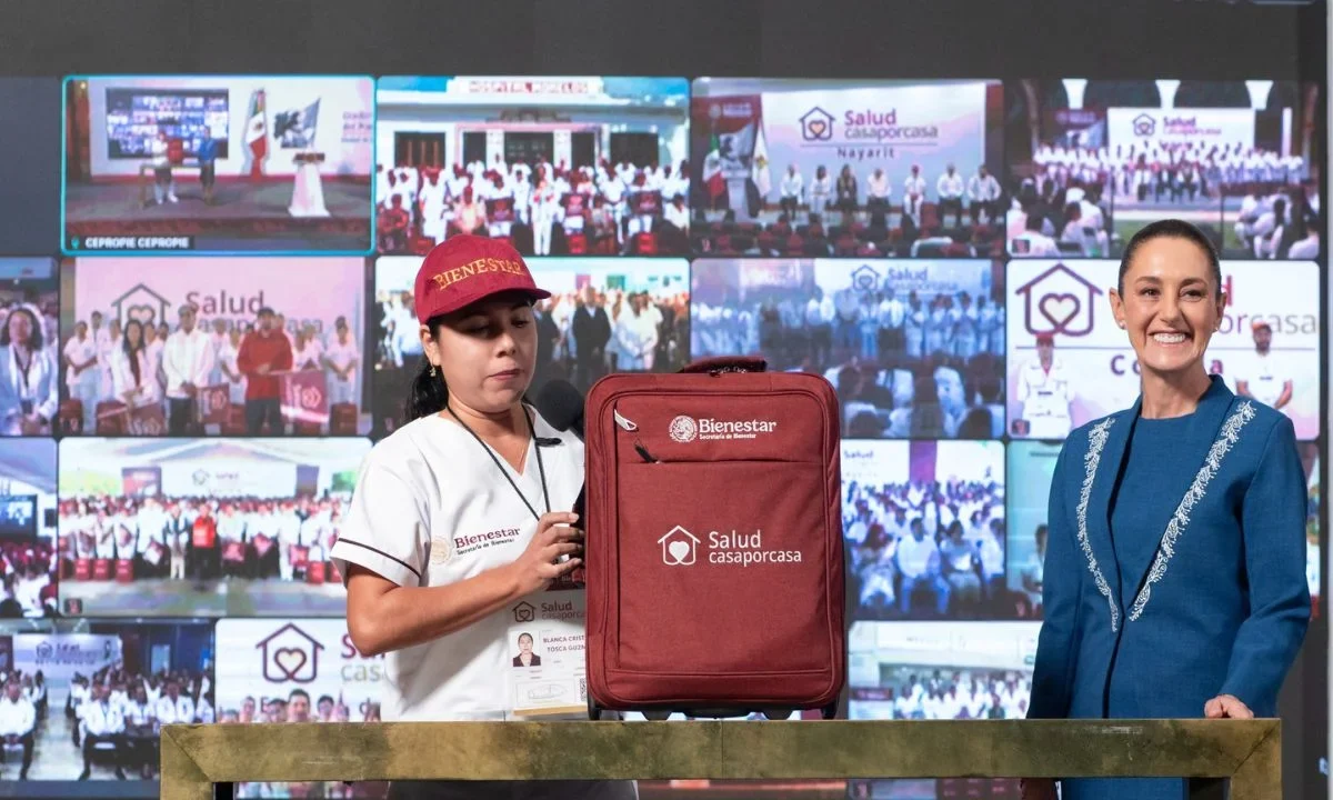 Presenta Sheinbaum oficialmente el programa Salud Casa por Casa