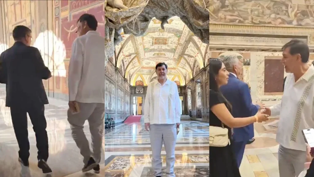 A pesar de identificarse como ateo, el presidente del Senado, Gerardo Fernández Noroña, presumió en sus redes sociales su visita al Vaticano y el saludo que pudo darle al Papa León XIV durante una audiencia pública en la que también estuvo el expresidente de México, Felipe Calderón Hinojosa.