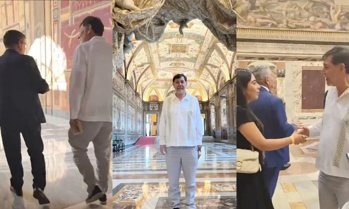A pesar de identificarse como ateo, el presidente del Senado, Gerardo Fernández Noroña, presumió en sus redes sociales su visita al Vaticano y el saludo que pudo darle al Papa León XIV durante una audiencia pública en la que también estuvo el expresidente de México, Felipe Calderón Hinojosa.