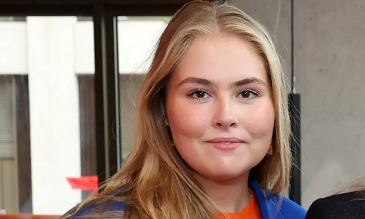 La heredera al trono de Países Bajos, la princesa Amalia