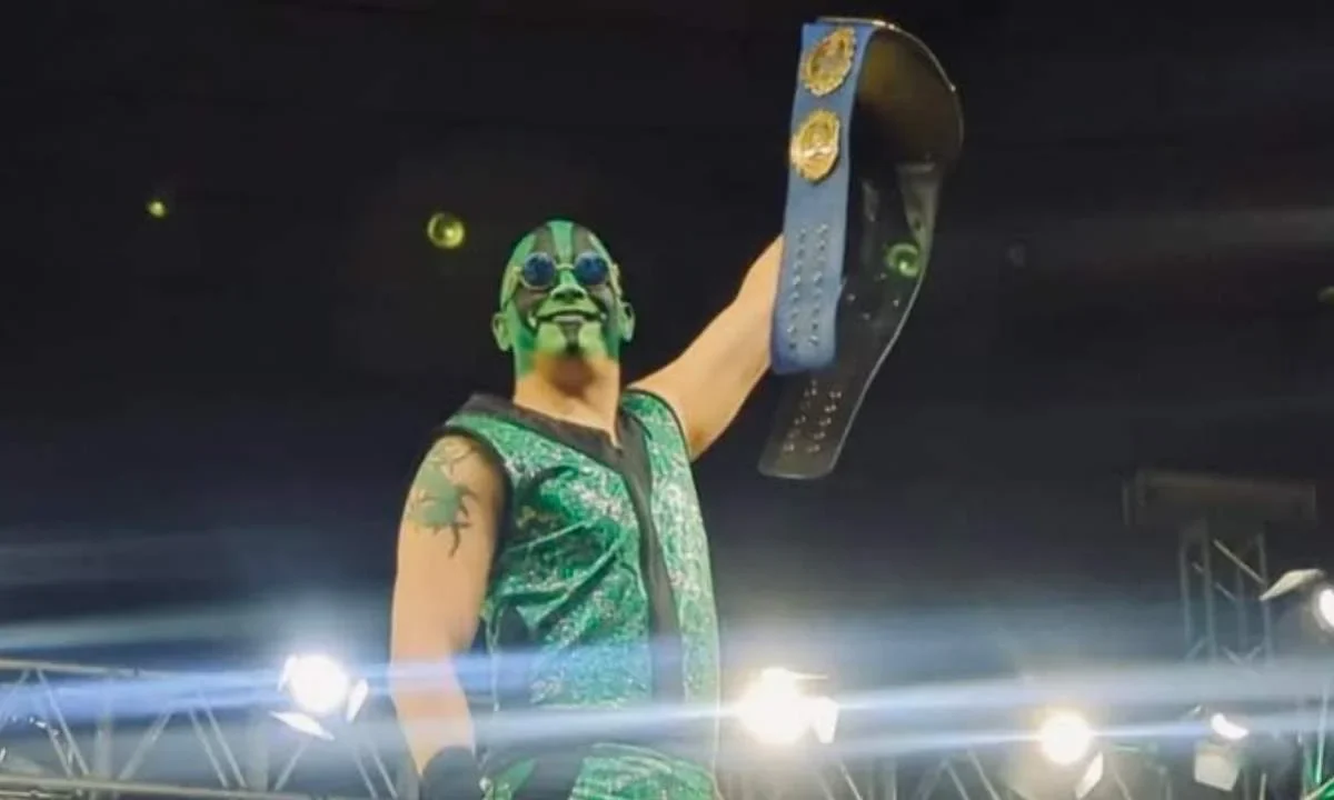 Él es Mr. Iguana, el luchador mexicano que ha conquistado a los fans de WWE.