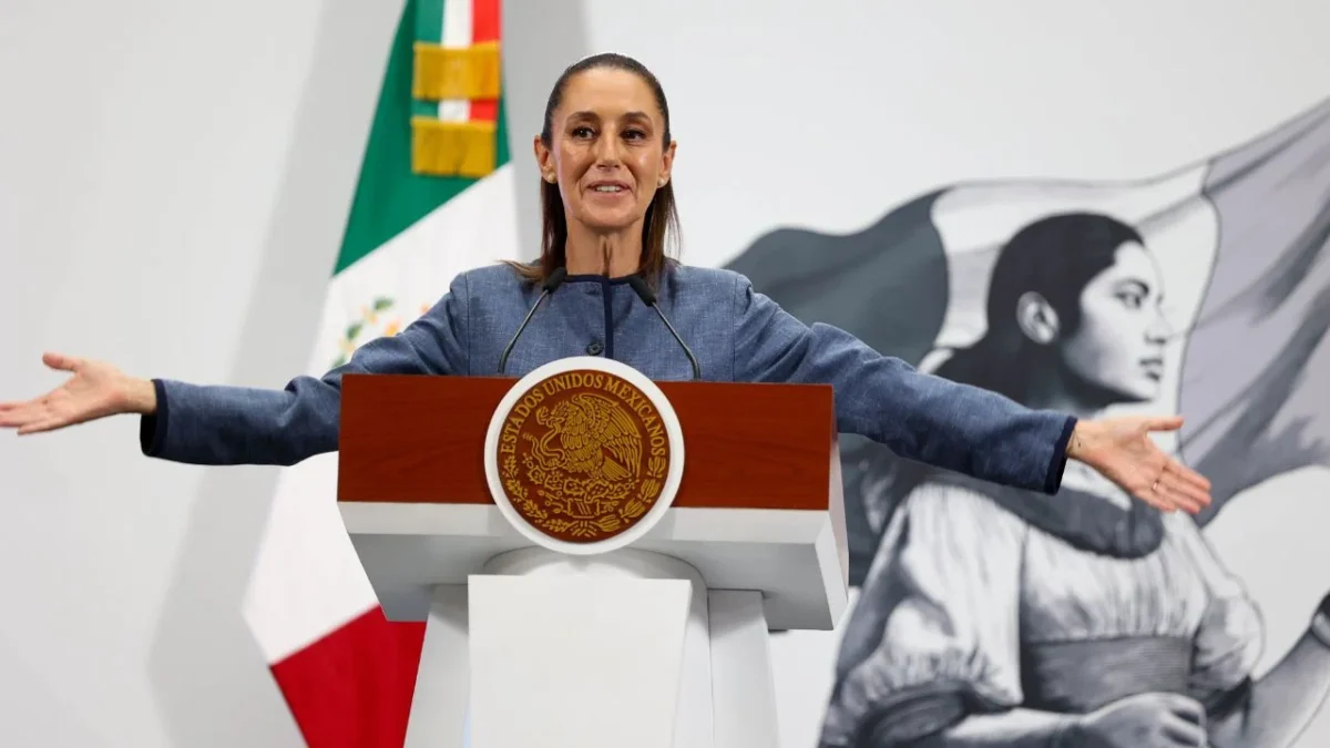 Sheinbaum hizo un llamado a las autoridades estadounidenses para respetar la dignidad humana de los migrantes y el Estado de derecho.