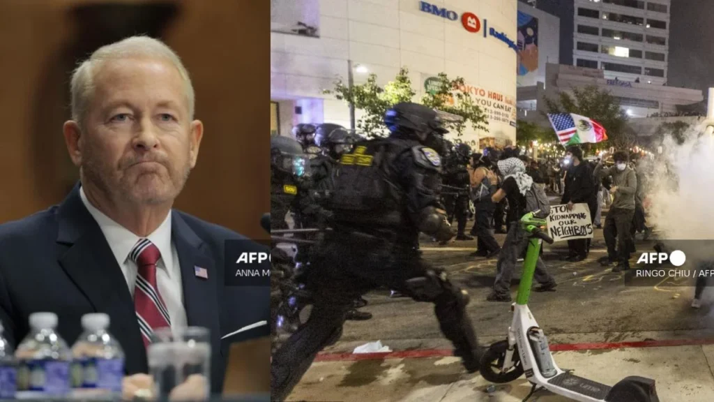 Ronald Johnson se suma a Sheinbaum y Trump en condena a protestas en Los Ángeles. Noticias en tiempo real