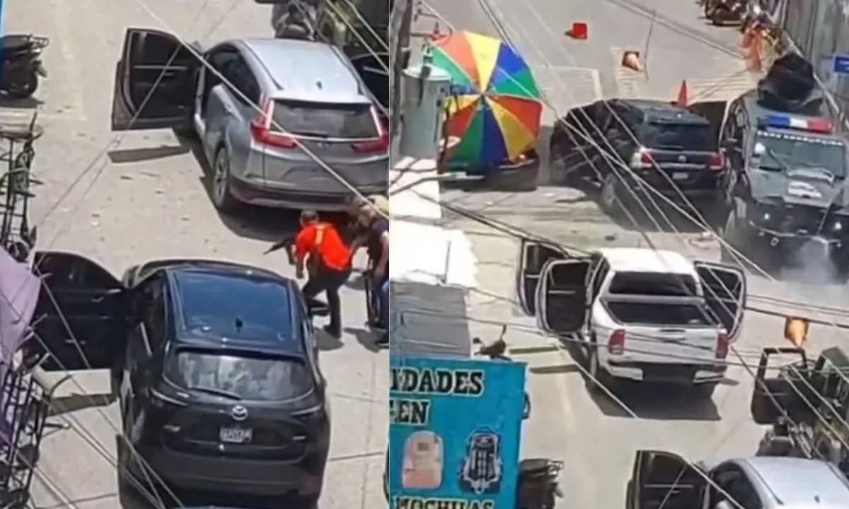 El enfrentamiento se extendió hasta la zona del cruce con Guatemala.