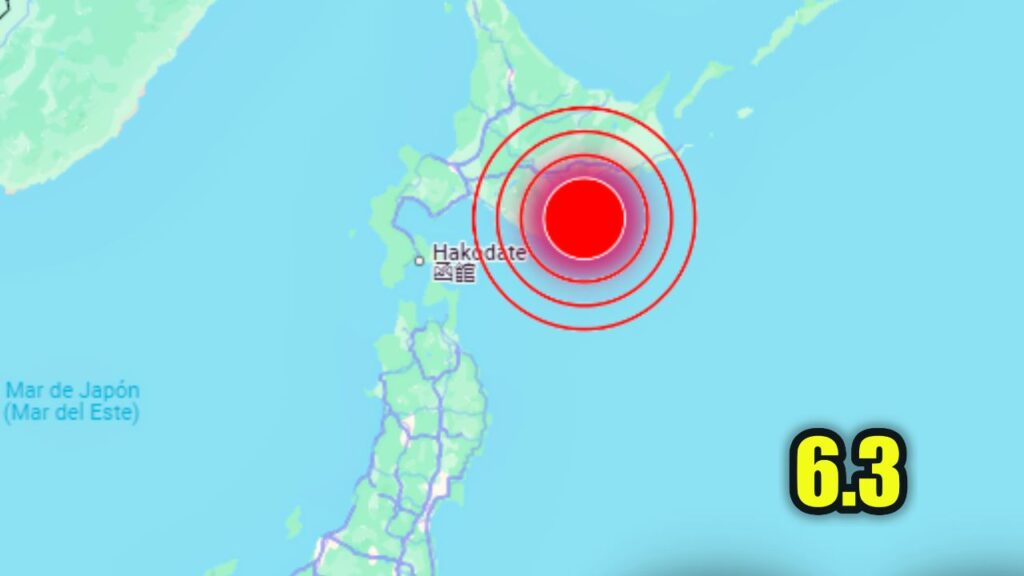 Se registra sismo de 6.3 grados en Japón. Noticias en tiempo real