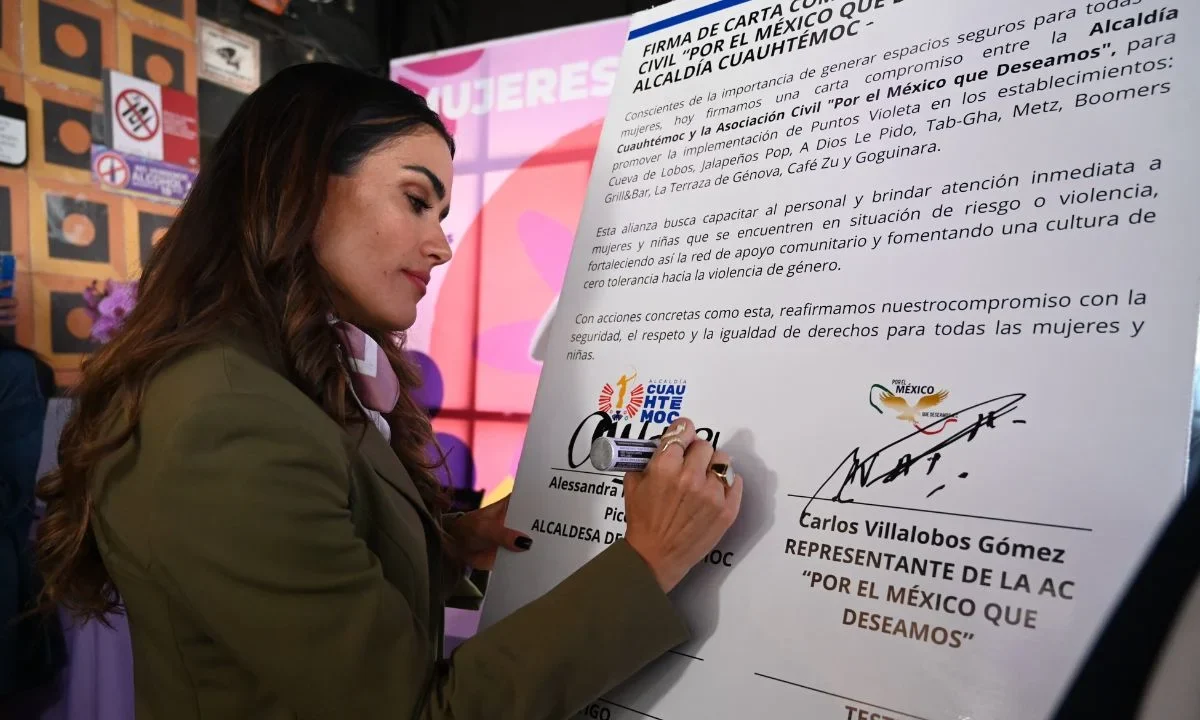 La alcaldía Cuauhtémoc anunció la expansión de la estrategia Reacción Violeta.
