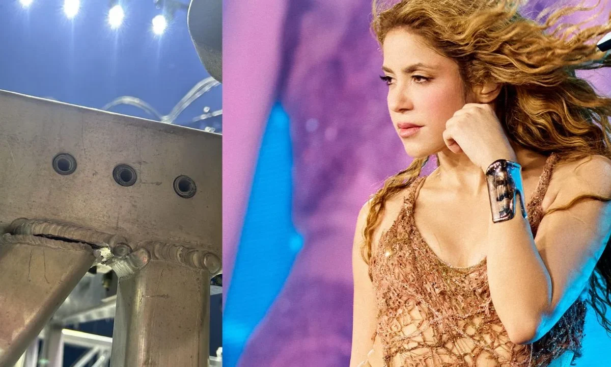 La cantante Shakira canceló de última hora su concierto en San Antonio, Texas debido a problemas de seguridad en el escenario del Alamo Dome.