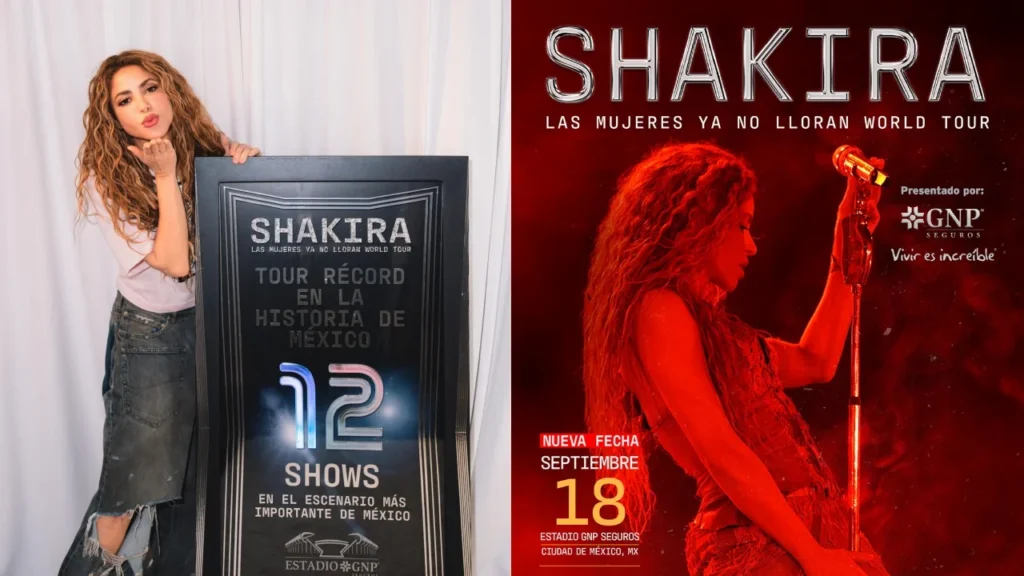 Shakira mantiene récord en CDMX y anuncia fecha en Veracruz. Noticias en tiempo real
