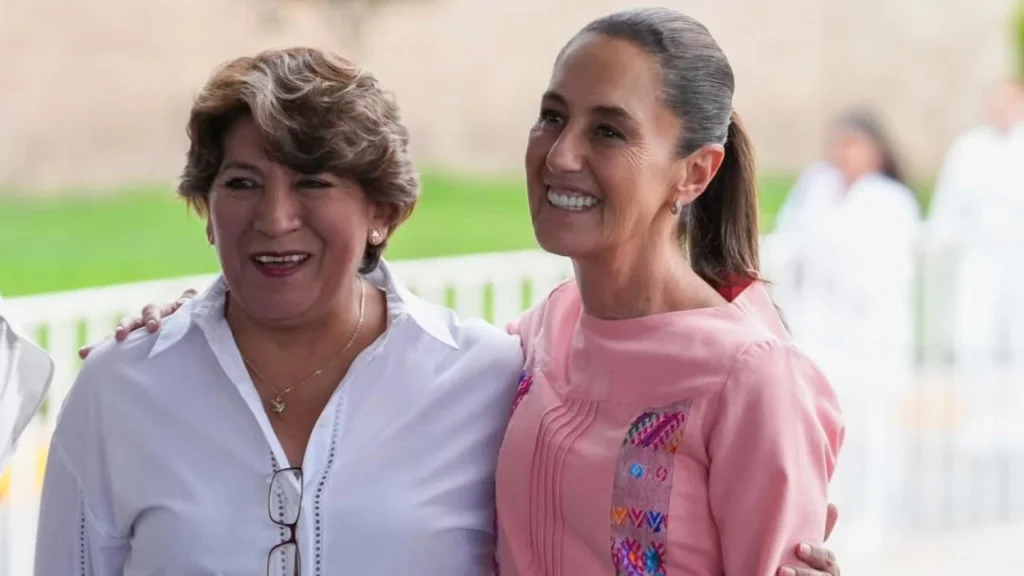 Sheinbaum y Delfina Gómez arrancan 