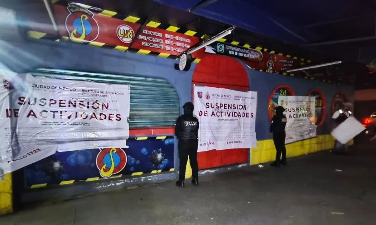 Autoridades de la CDMX suspendieron 38 chelerías en 7 alcaldías.