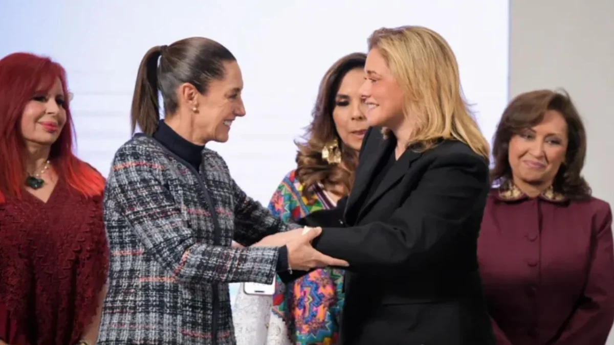 Claudia Sheinbaum, presidenta de México, y Maru Campos, gobernadora de Chihuahua.