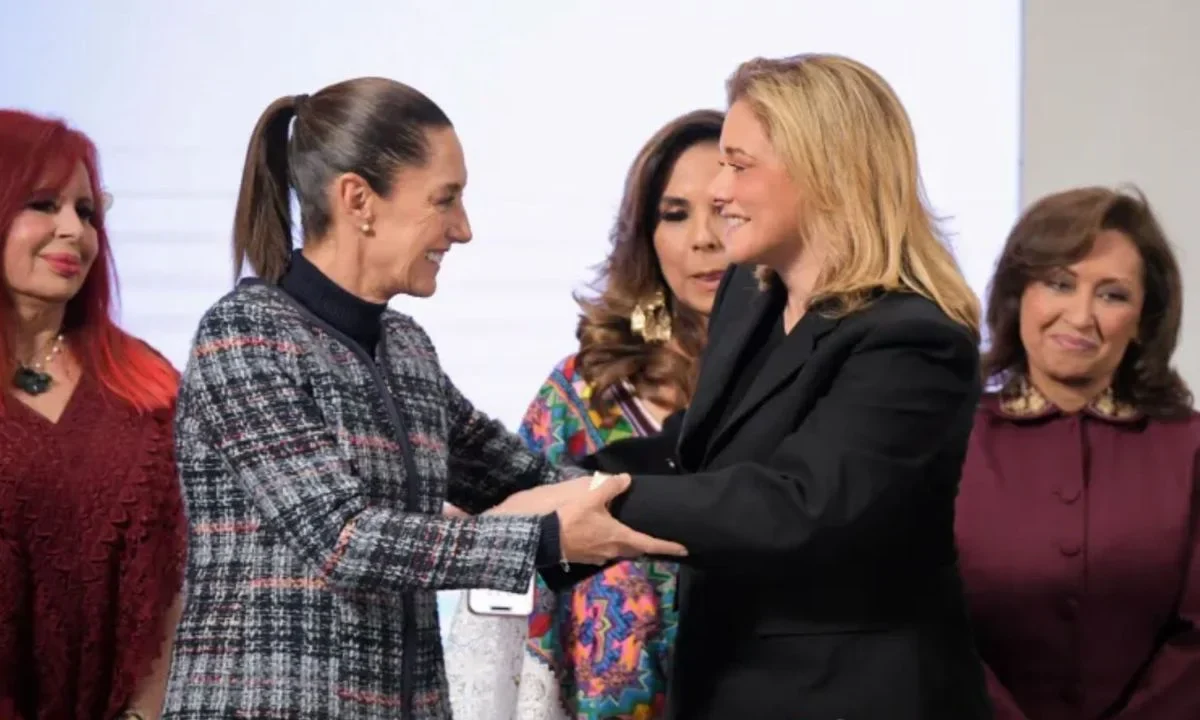 Claudia Sheinbaum, presidenta de México, y Maru Campos, gobernadora de Chihuahua.