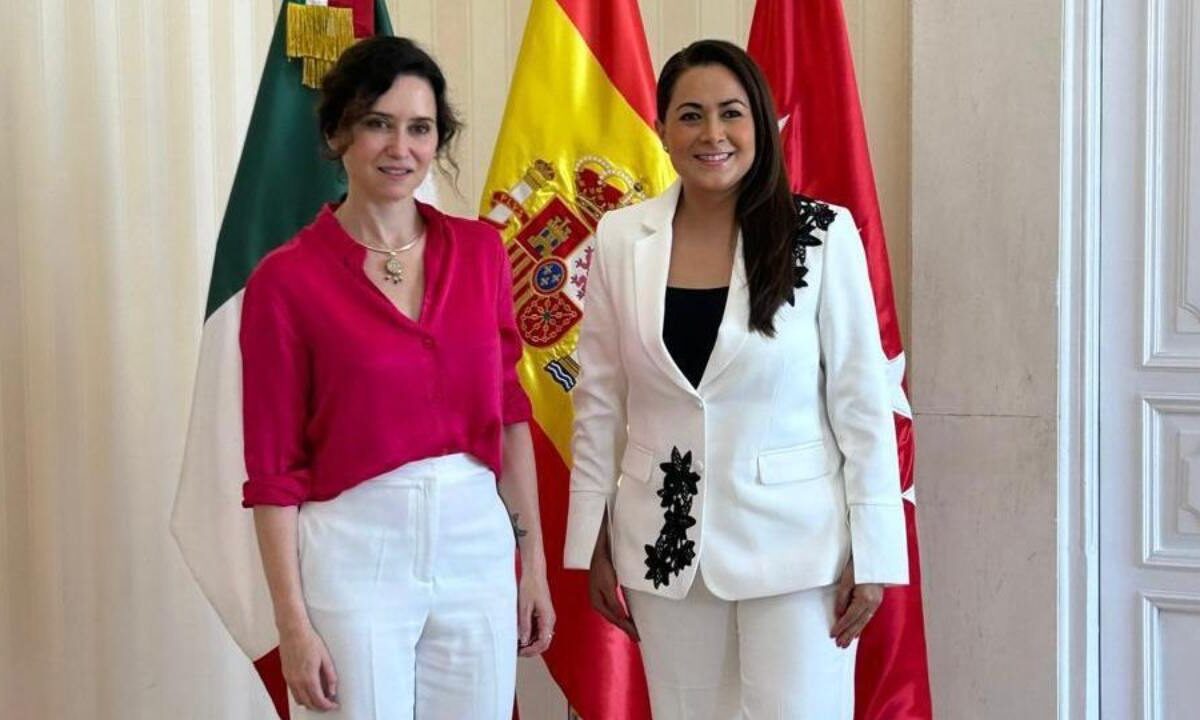 En su primer día de trabajo por España, Tere Jiménez sostuvo una reunión con Isabel Díaz Ayuso, presidenta de la Comunidad de Madrid.