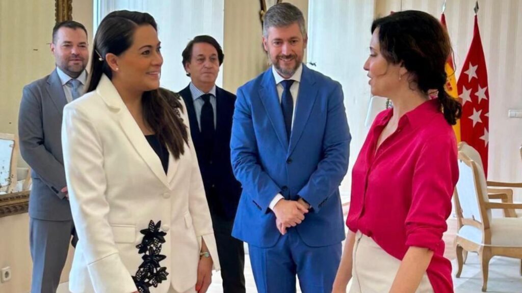 Tere Jiménez sostuvo una reunión con Isabel Díaz Ayuso, presidenta de la Comunidad de Madrid.