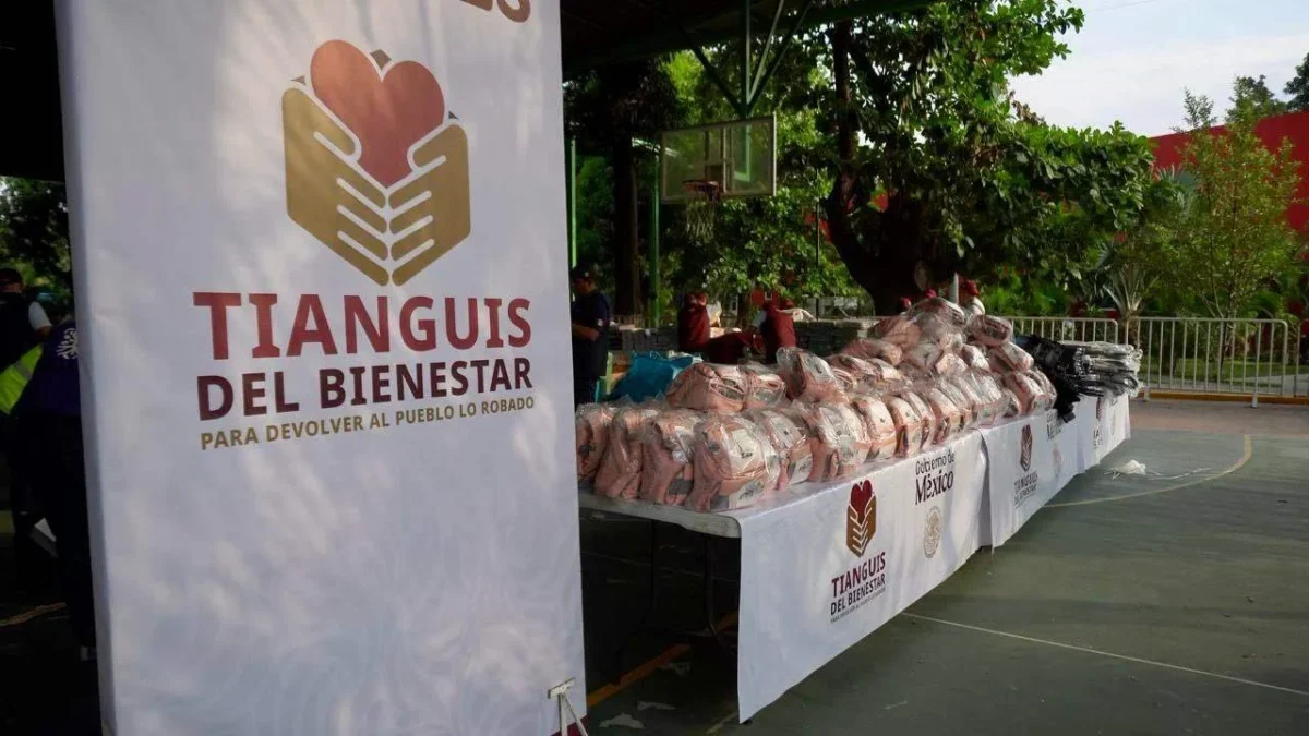 Se entregan artículos de primera necesidad a familias de Acapulco, a través del Tianguis del Bienestar