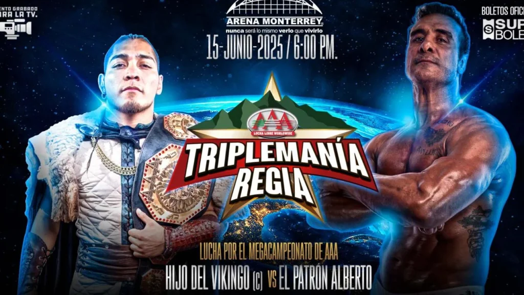 El Megacampeonato de AAA está en juego, Hijo del Vikingo expondrá su título ante Alberto "El Patrón".