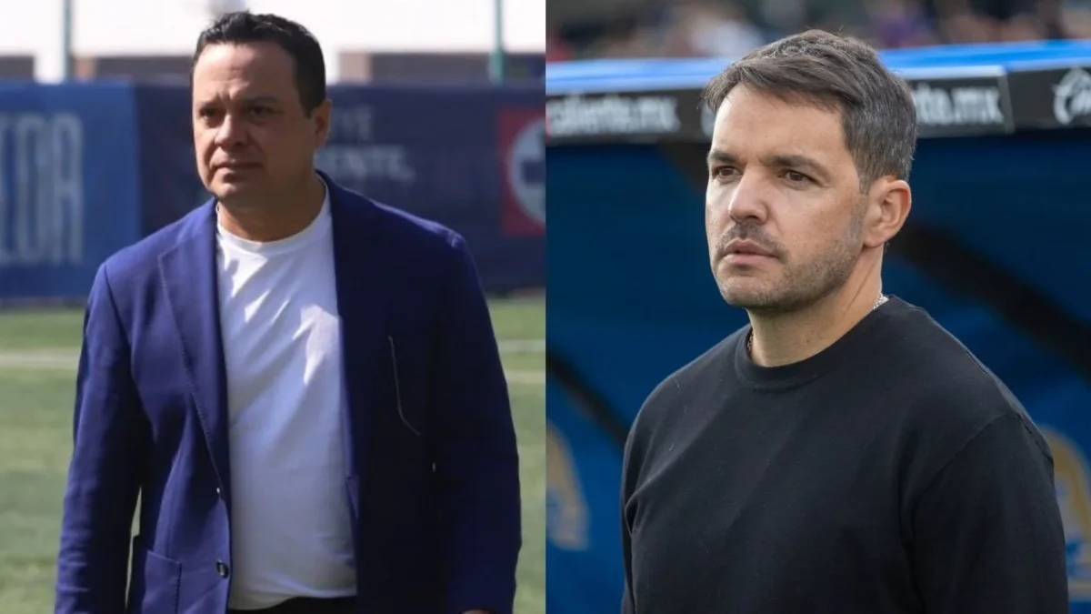 El presidente de Cruz Azul, Víctor Velázquez, confirma llegada de Nicolás Larcamón al banquillo celeste.