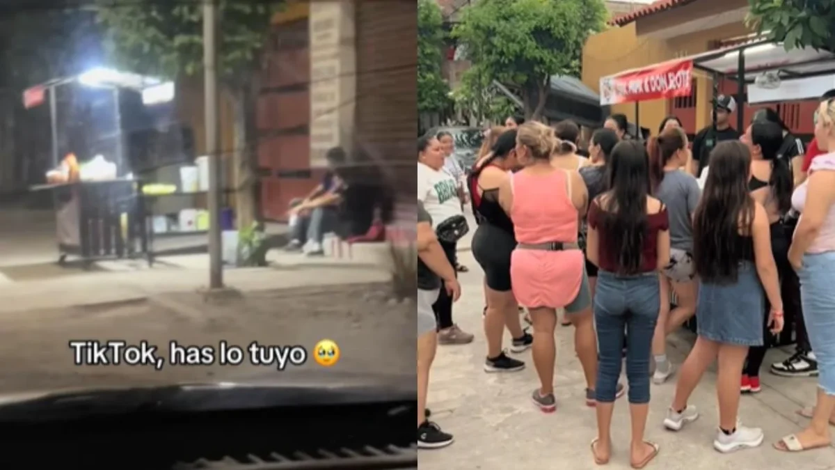 Gracias a un video viral de TikTok, un puesto de elotes se llenó tras no tener clientela.