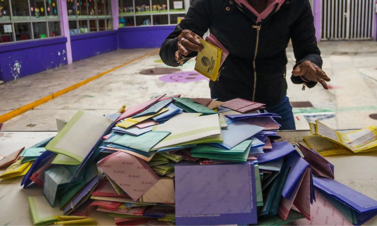 Votos nulos van a la delantera de elección judicial