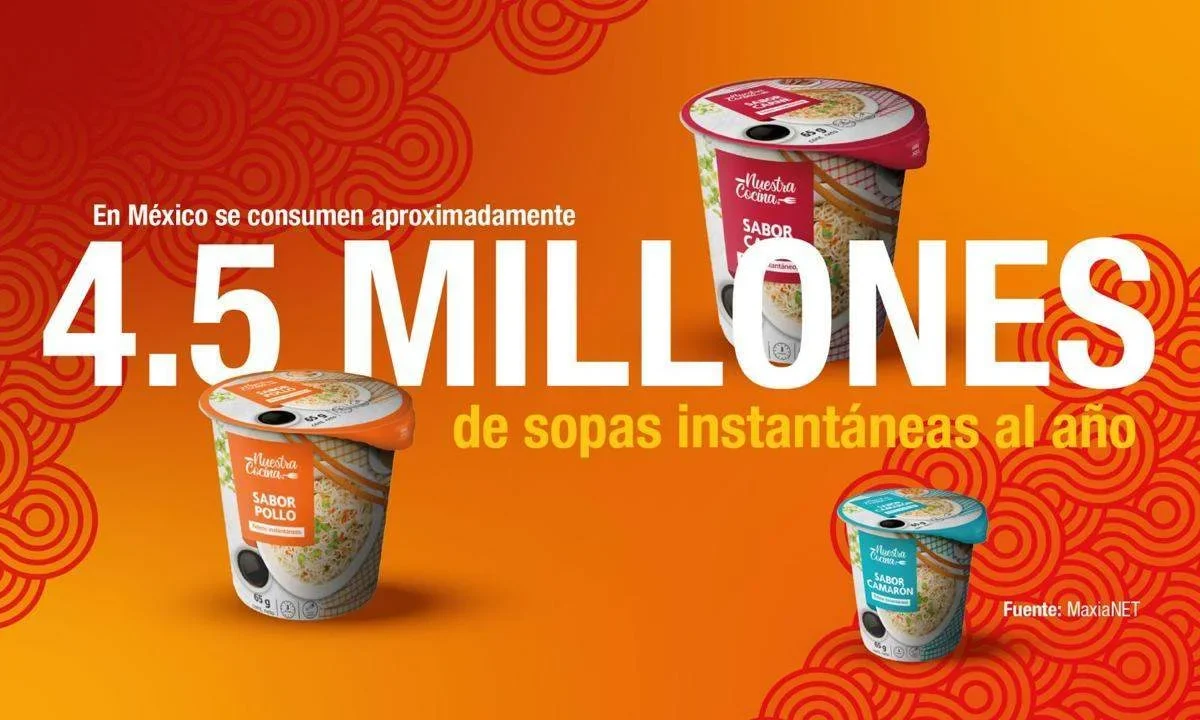 Las sopas instantáneas son de consumo regular en México; sin embargo, no tienes aportes importantes a la nutrición.