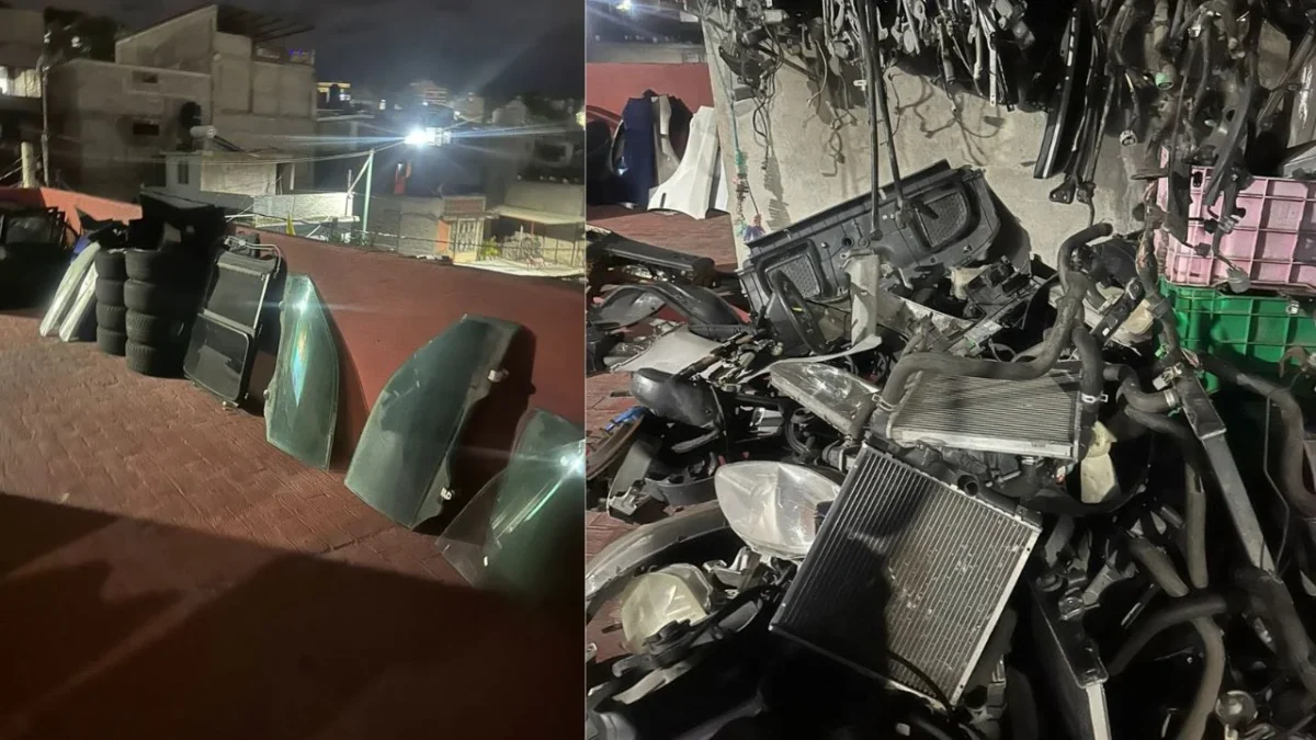 Cerca de dos toneladas de autopartes y documentos vehiculares aseguradas tras cateo en Iztapalapa |