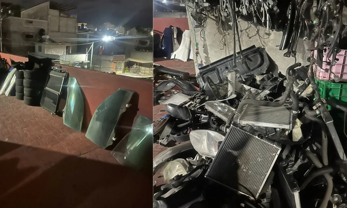 Cerca de dos toneladas de autopartes y documentos vehiculares aseguradas tras cateo en Iztapalapa |