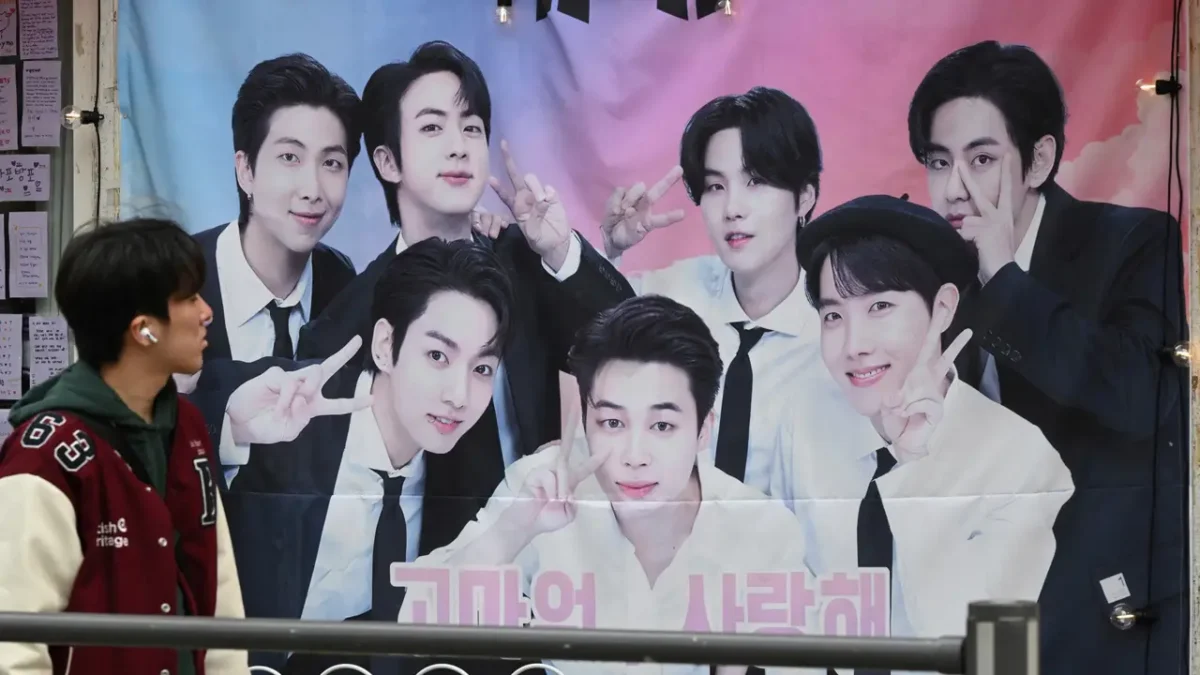 La banda de pop surcoreana BTS