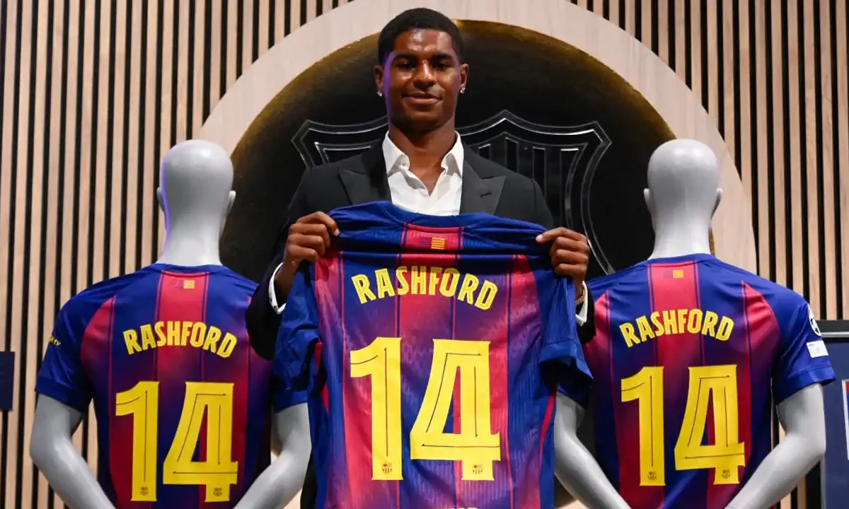 El delantero inglés Marcus Rashford