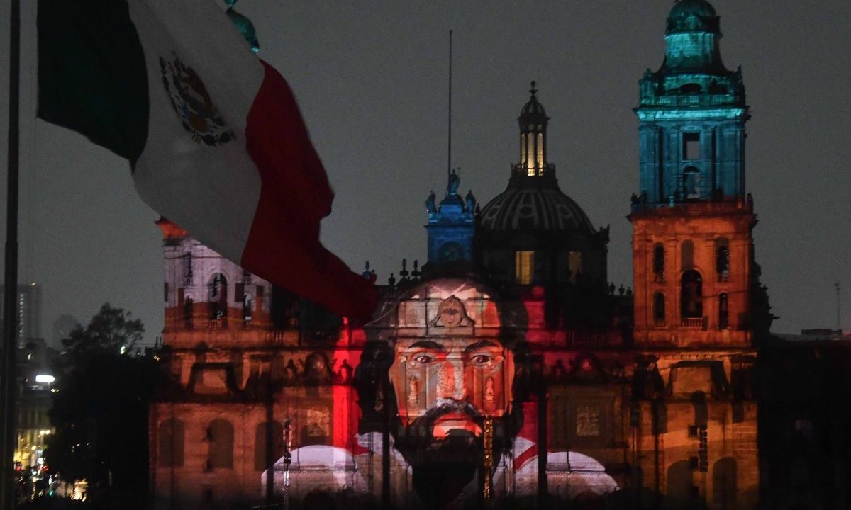 Estrenan este 11 de julio la proyección "Memoria Luminosa: México- Tenochtitlan 700 años" en la plancha del zócalo capitalino.