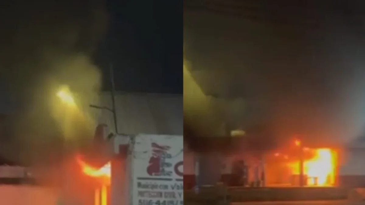 Mercado se incendia en Ecatepec, no reportan mayores daños