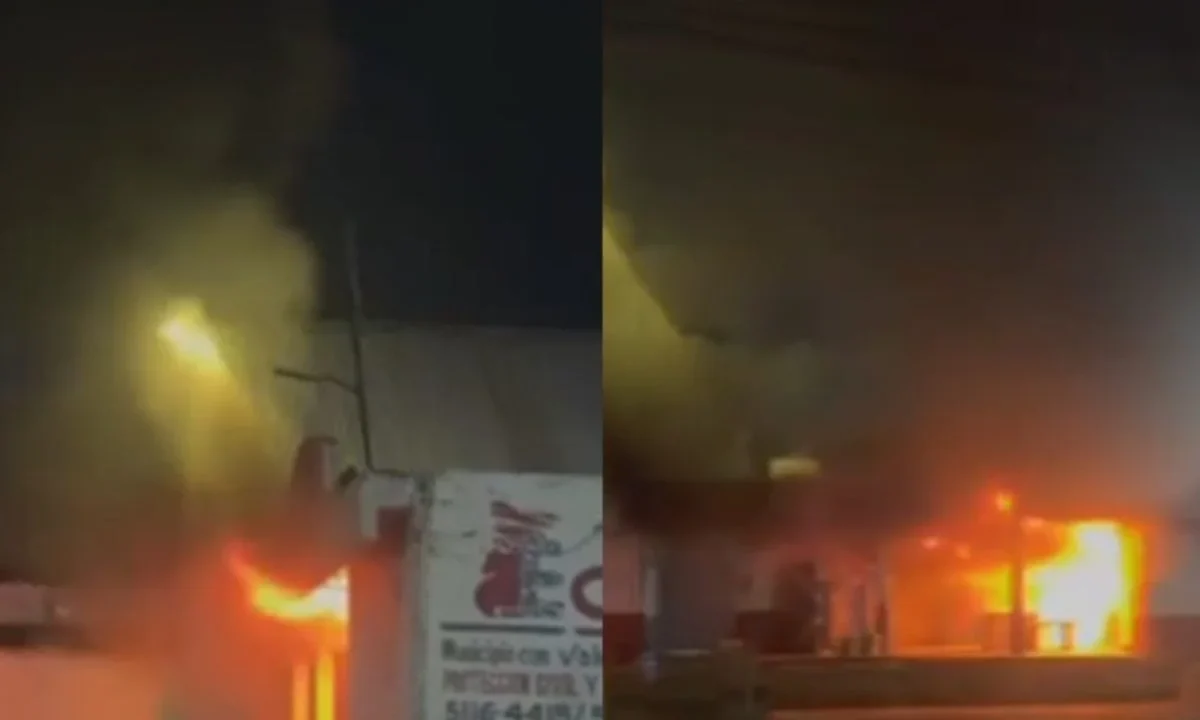 Mercado se incendia en Ecatepec, no reportan mayores daños