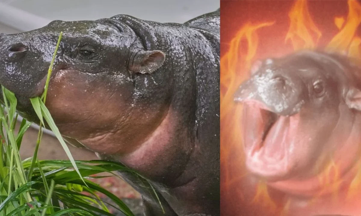 Moo Deng, Moo Deng, el hipopótamo de los memes, cumple un año y miles lo celebran
