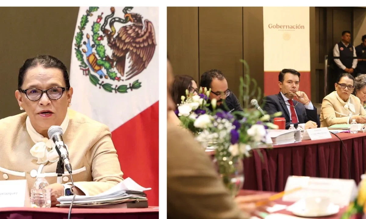 Rosa Icela se reúne con secretarios de Gobierno