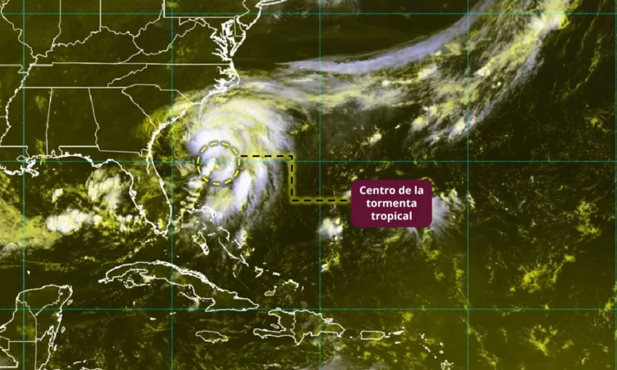 La tormenta tropical “Chantal” no representa una amenaza para México