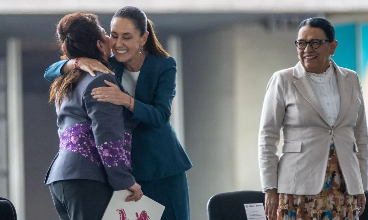La presidenta Sheinbaum, junto con su gabinete, encabezan desarme en la GAM