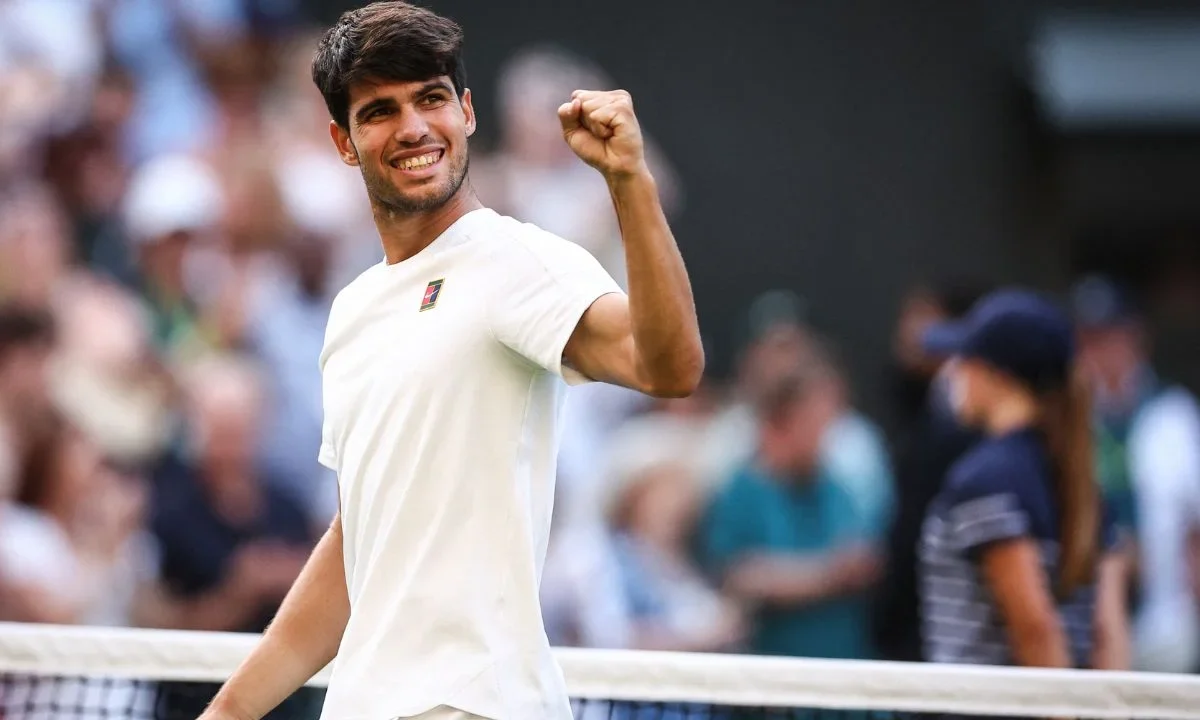 Carlos Alcaraz en Wimbledon