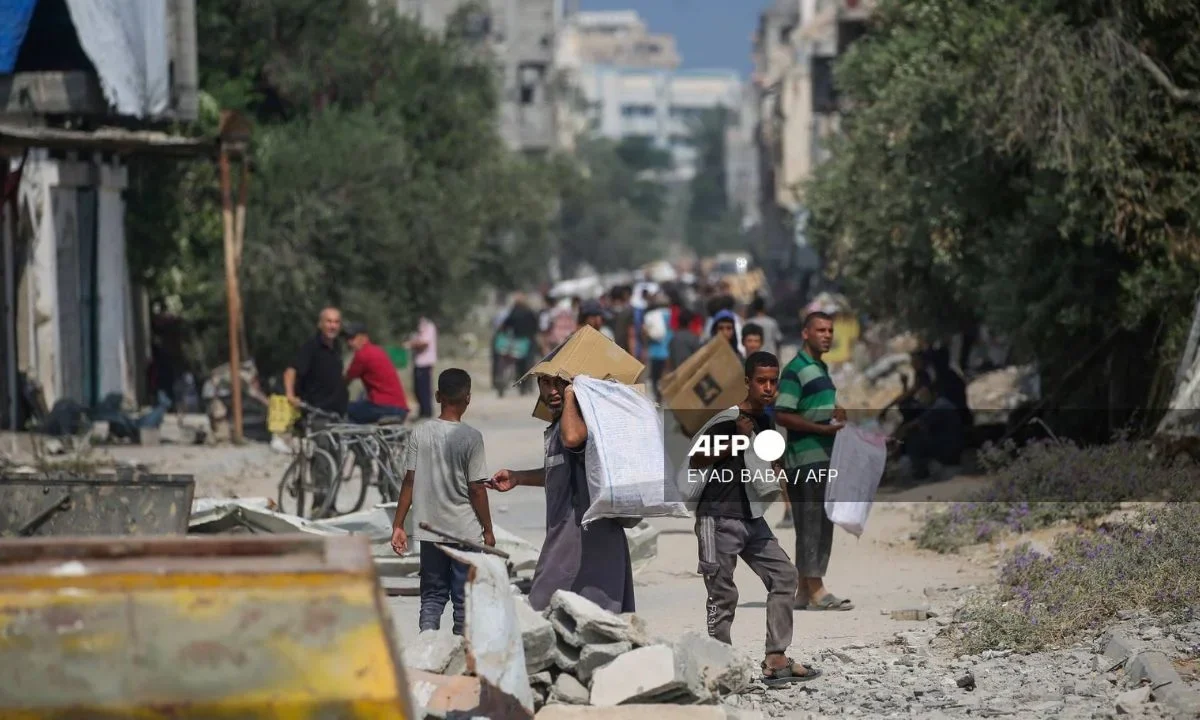 Ante hambruna, buque con ayuda humanitaria se acerca a Gaza