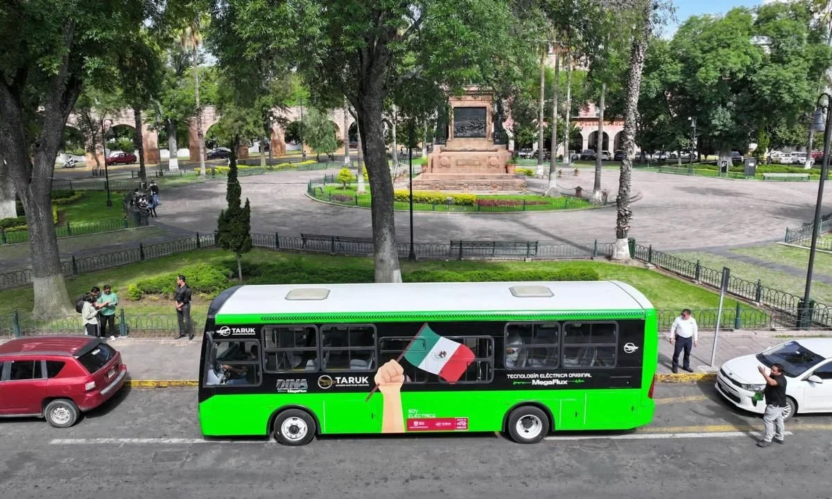 El autobús eléctrico Taruk es 100% mexicano.