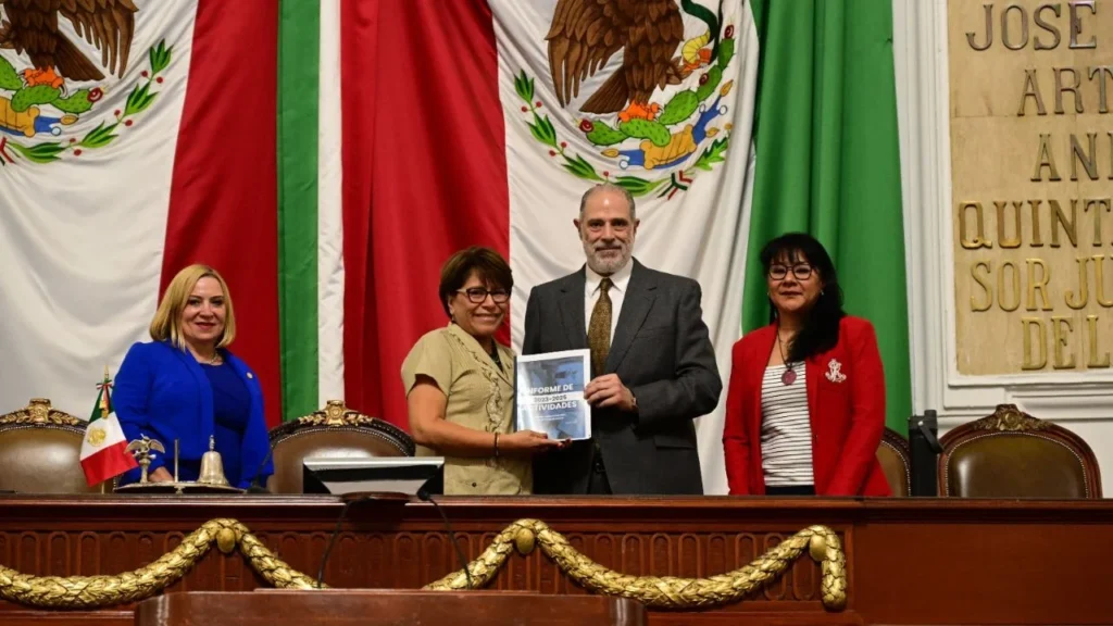 CJC entrega informe final de actividades a Congreso CDMX. Noticias en tiempo real