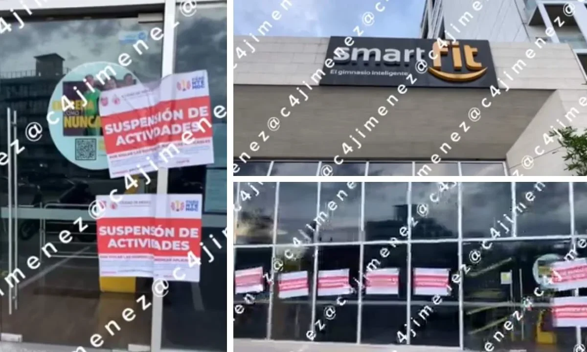 Colocan sellos de suspensión a un gimnasio Smart Fit en la Condesa tras muerte de un cliente.