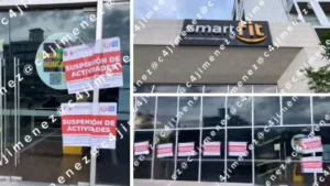 Colocan sellos de suspensión a un gimnasio Smart Fit en la Condesa tras muerte de un cliente.