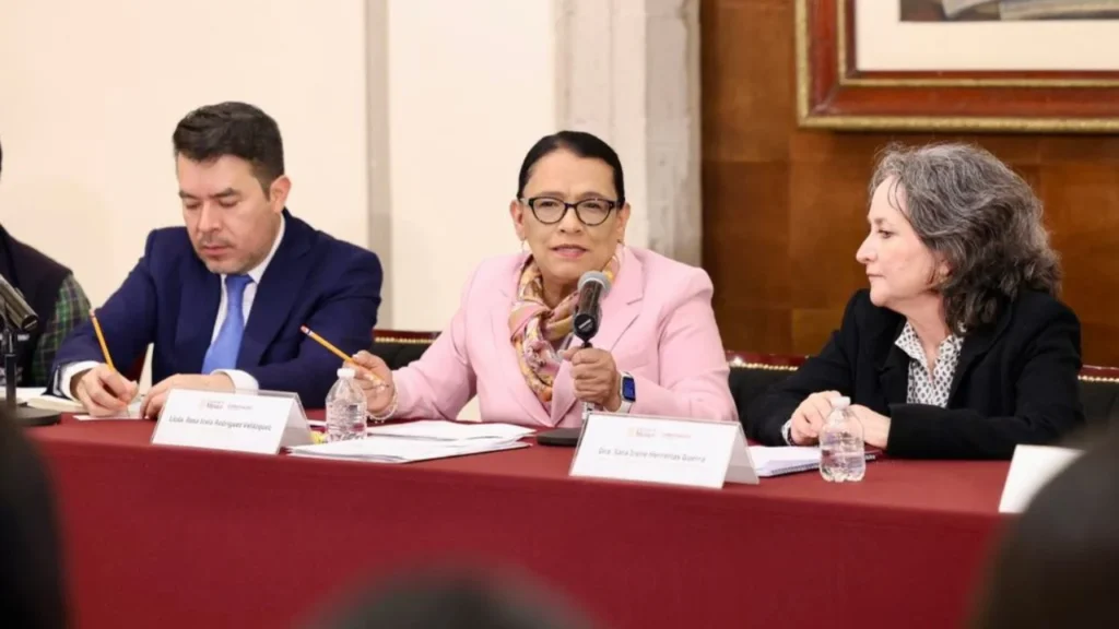 Rosa Icela Rodríguez, titular de la Secretaría de Gobernación (Segob).
