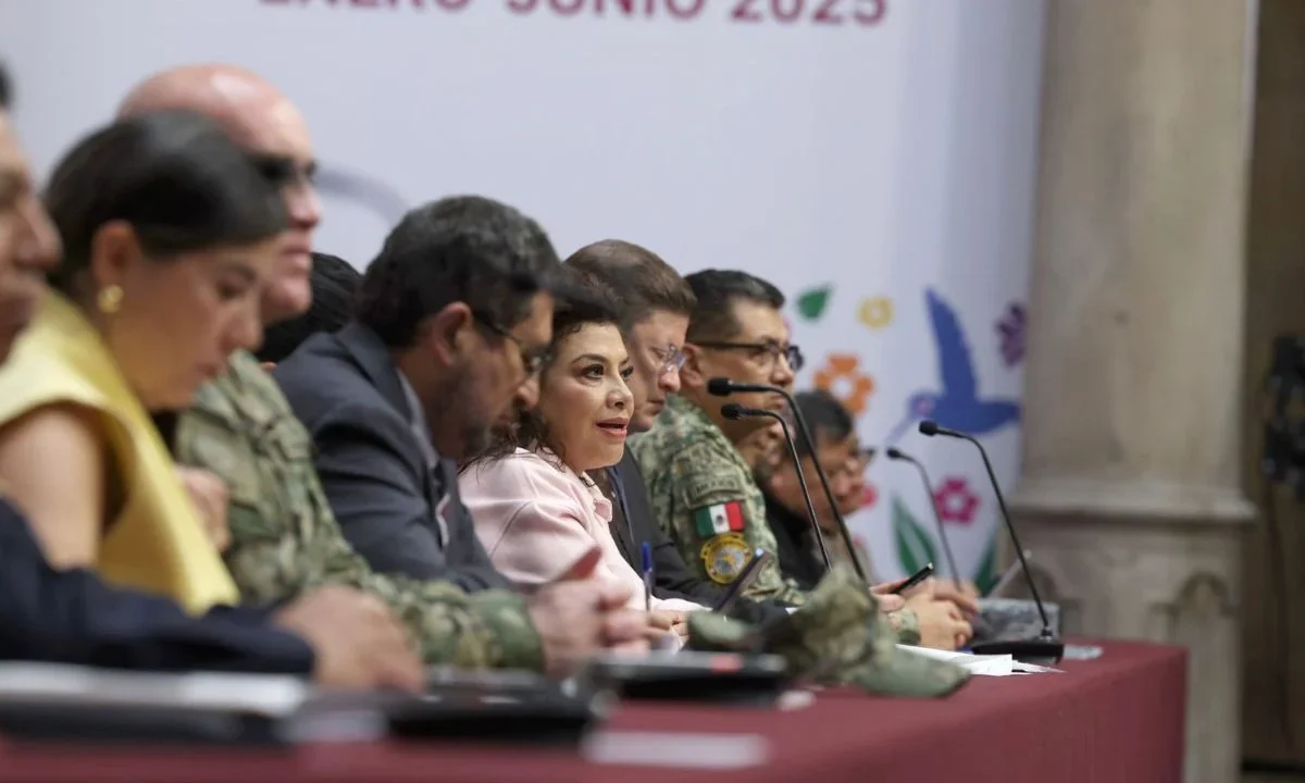 Clara Brugada destacó que los delitos de alto impacto disminuyeron 62% en la Ciudad de México.