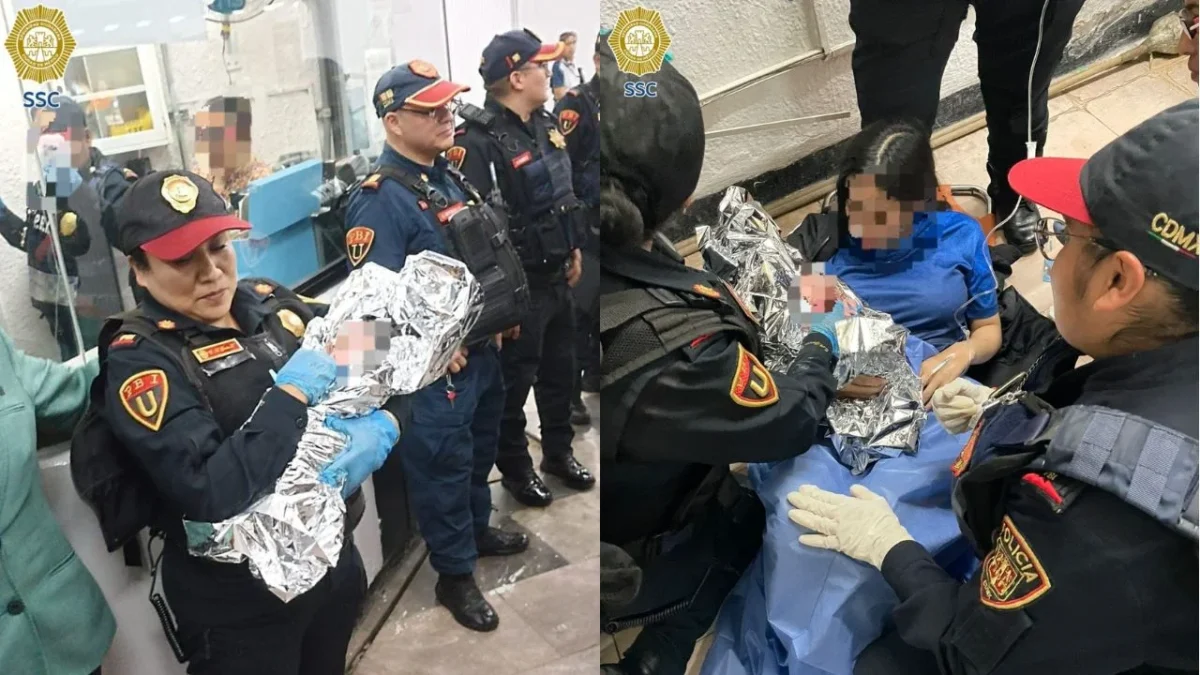 Elementos de la PBI y del Metro ayudan a joven de 17 años a dar a luz.