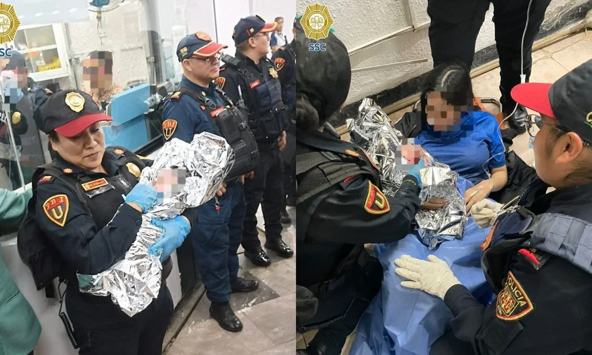Elementos de la PBI y del Metro ayudan a joven de 17 años a dar a luz.