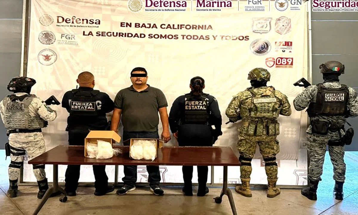 En tomate, descubren 1.1 toneladas de metanfetamina